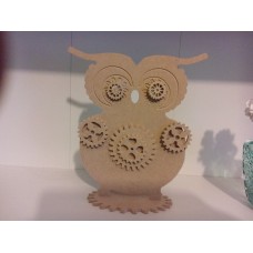 4mm MDF Steampunk OWL